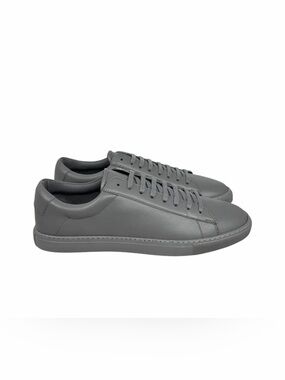 Oliver Cabell Gray Leather Low-Top Sneakers